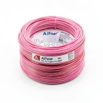 لفة سلك 4/0 AWG نحاس مجدول 600 فولت عزل PVC زهري طول 2500 قدم | شركة الفنار