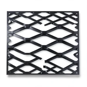 Hot Rolled Black Steel Expanded Metal Mesh Bahri 2.8 mm Thickness 1.22 m Width 1 m Length