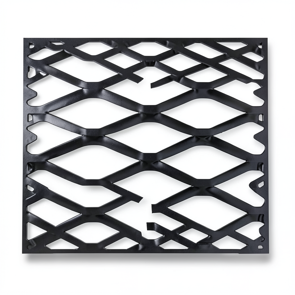 Hot Rolled Black Steel Expanded Metal Mesh Bahri 2.8 mm Thickness 1.22 m Width 1 m Length