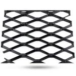 Hot Rolled Black Steel Expanded Metal Mesh 1.2 mm Thickness 1.22 m Width 2 m Length