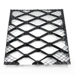 Hot Rolled Black Steel Expanded Metal Mesh Bahri 1.4 mm Thickness 1.22m Width 1m Length