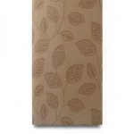 Leaf-patterned Wall Covering 0.53m x 10m Brown Color, Model 17753