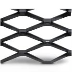 Hot Rolled Black Steel Expanded Metal Mesh Bahri 1.5 mm Thickness 2 m Length 1.22 m Width