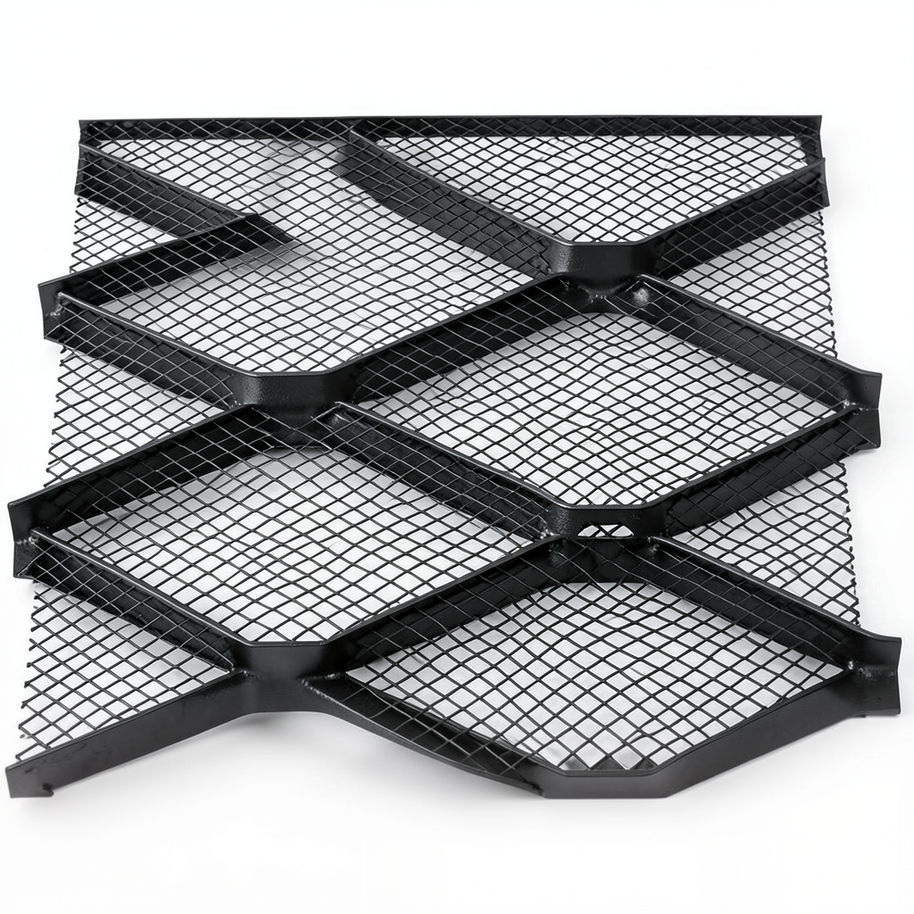 Hot Rolled Steel Expanded Metal Mesh Bahri 1.7 mm Thickness 1.22m Width 1m Length