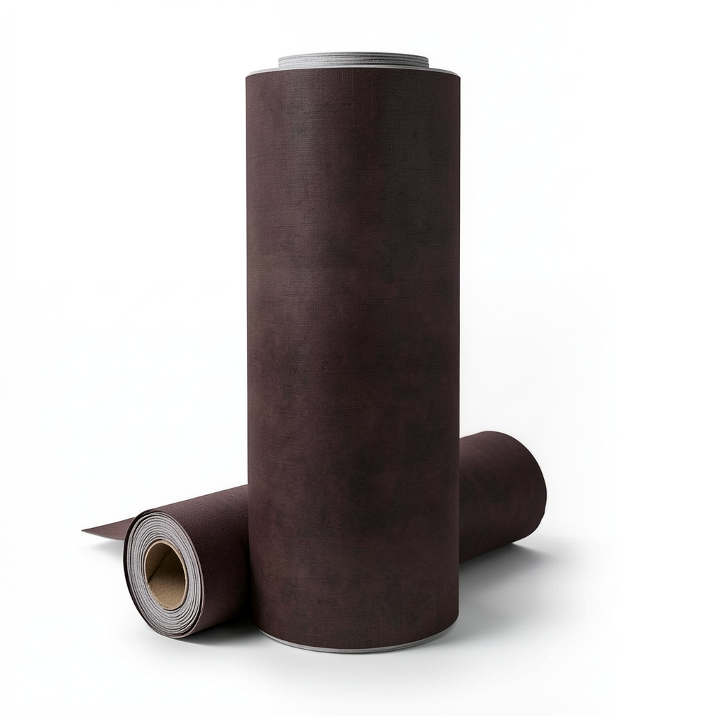 Dutch Plain Wallpaper 10m x 0.53m, Dark Brown, Model 17922