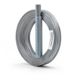 سلك امريكي 10 AWG نحاس مجدول معزول PVC رمادي، 600 فولت، طول 500 قدم | شركة الفنار