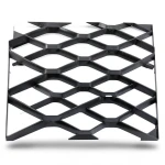 Hot Rolled Black Steel Expanded Metal Mesh Bahri 1.8 mm Thickness 1.22m Width 2m Length