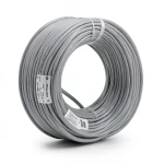 لفة سلك كهرباء امريكي 8 AWG نحاس مجدول عزل PVC رمادي، 600 فولت، طول اللفة 500 قدم | شركة الفنار
