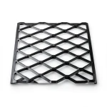 Hot Rolled Steel Expanded Metal Mesh 2 mm Thickness 1.22m Width 1m Length, Black