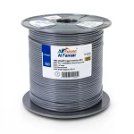 لفة سلك كهرباء امريكي 1 AWG نحاس مجدول عزل PVC رمادي، 600 فولت، طول 500 قدم | شركة الفنار