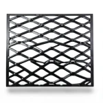 Hot Rolled Steel Expanded Metal Mesh Bahri 2.3 mm Thickness 1.22x2 m Black