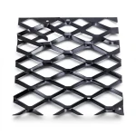 Hot Rolled Black Steel Expanded Metal Mesh Bahri 2.8 mm Thickness 1.22 m Width 1 m Length