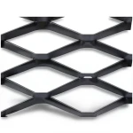 Hot Rolled Black Steel Expanded Metal Mesh Bahri 2.8 mm Thickness 1.22 m Width 2 m Length