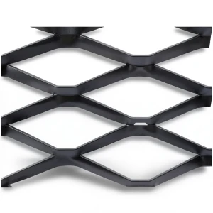 Hot Rolled Black Steel Expanded Metal Mesh Bahri 2.8 mm Thickness 1.22 m Width 2 m Length