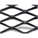 Hot Rolled Black Steel Expanded Metal Mesh Bahri 2.7 mm Thickness 1.22 m Width 1 m Length