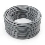 لفة سلك كهرباء امريكي 4 AWG نحاس مجدول عزل PVC رمادي، 600 فولت، طول اللفة 500 قدم | شركة الفنار