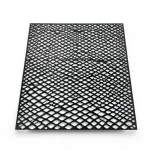 Hot Rolled Steel Expanded Metal Mesh 2.7 mm Thickness 1.22x2 m Black