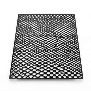Hot Rolled Steel Expanded Metal Mesh 2.7 mm Thickness 1.22x2 m Black