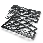 Hot Rolled Black Steel Expanded Metal Mesh 1.2 mm Thickness 1.22 m Width 2 m Length