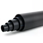 مواسير بلاستيك HDPE ضغط 3.1 بار PE 80 قطر خارجي 560 مم SDR 33 لون أسود