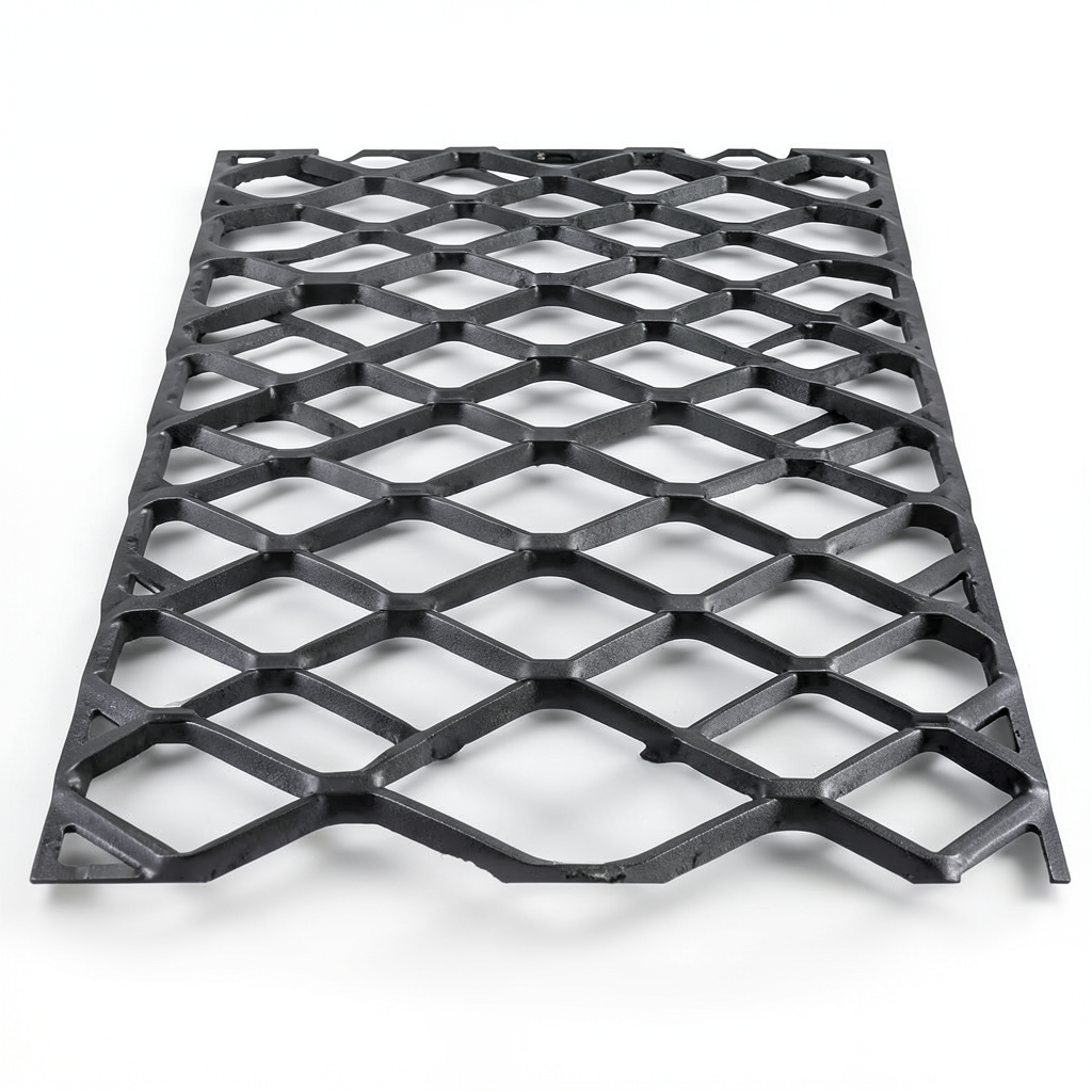 Hot Rolled (Black) Steel Expanded Metal Mesh Bahri Thickness 1.7 mm Width 1.22 meter Length 2 meter