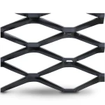 Hot Rolled Black Steel Expanded Metal Mesh Bahri 1.8 mm Thickness 1.22m Width 2m Length