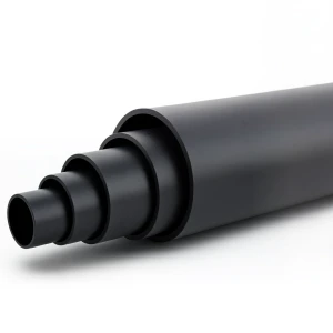 HDPE Pipe Pressure 4 Bar PE 80 OD 225 mm SDR 26 Black