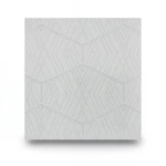 Italian Geometric Wall Covering 10m x 0.73m, Pale Grey, Model Z90004