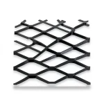 Hot Rolled Black Steel Expanded Metal Mesh Bahri 2.8 mm Thickness 1.22 m Width 2 m Length