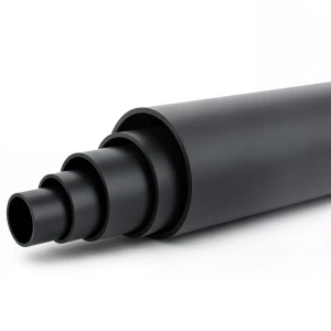 أنابيب بلاستيك HDPE ضغط 4 بار PE 80 قطر خارجي 355 مم SDR 26 لون أسود