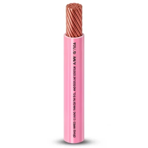 لفة سلك 4/0 AWG نحاس مجدول 600 فولت عزل PVC زهري طول 2500 قدم | شركة الفنار