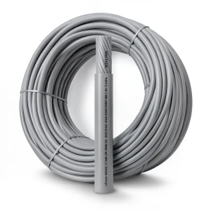 لفة سلك امريكي 16 AWG نحاس مجدول 600 فولت عزل PVC رمادي 2500 قدم | شركة الفنار