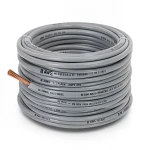 لفة سلك كهرباء امريكي 8 AWG نحاس مجدول عزل PVC رمادي، 600 فولت، طول اللفة 500 قدم | شركة الفنار