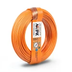 سلك مفرد نحاس مجدول 600 فولت AWM مقاس 3 AWG، معزول PVC برتقالي، طول 500 قدم | شركة الفنار