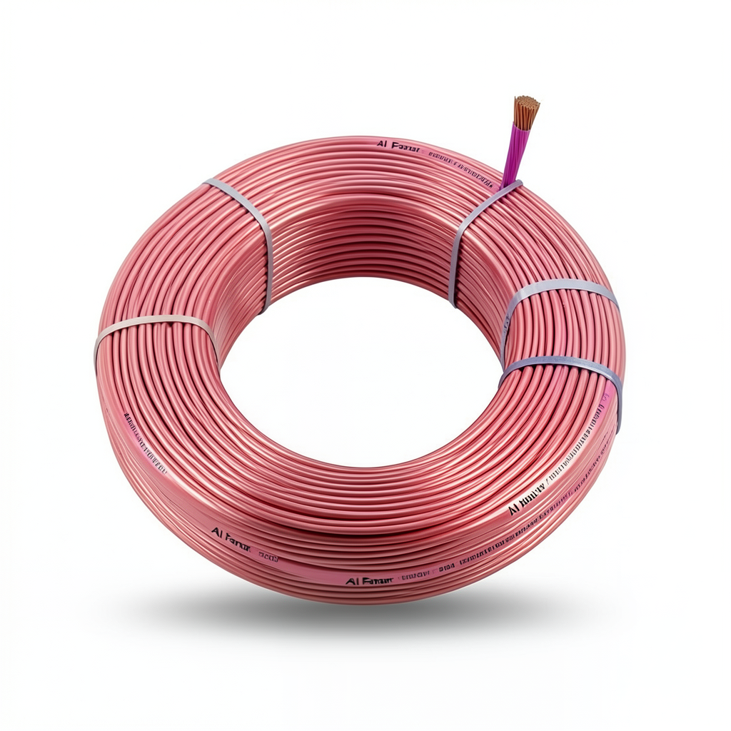سلك نحاس مرن 10mm عزل PVC مقاوم للحرارة 450/750 فولت طول 300 قدم | شركة الفنار