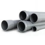 UPVC Pipes Nominal Pressure 10 Bar Outside Diameter 355 mm Thickness 26.3 mm Gray