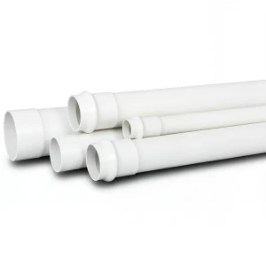 UPVC Pipe for Sewerage Systems 63 mm Thickness 3.5 mm White Color