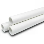 UPVC Pipes Nominal Pressure 10 Bar Outside Diameter 200 mm Thickness 9.6 mm White