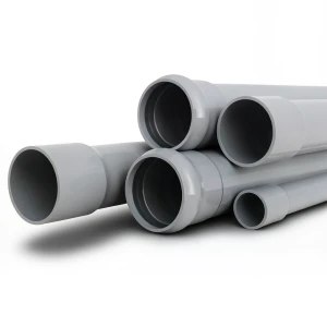 UPVC Pipes Nominal Pressure 10 Bar OD 250 mm Thickness 11.9 mm Gray
