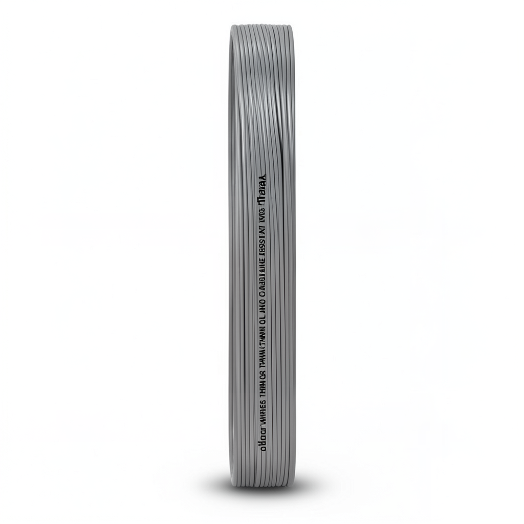 1 AWG Stranded Copper American Wire 600V PVC Insulated Gray 500 ft | Al Fanar