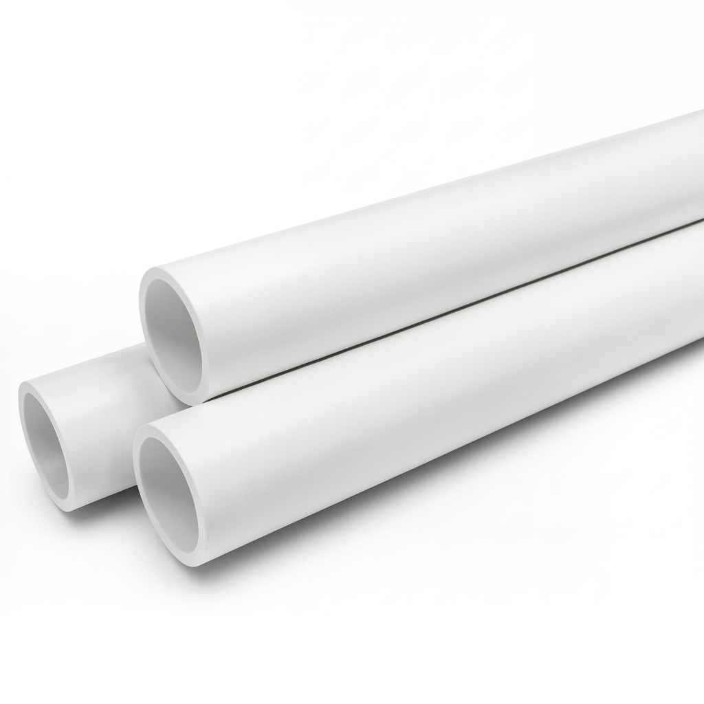 مواسير UPVC ضغط 6 بار قطر خارجي 40 مم سمك 1.8 مم لون أبيض
