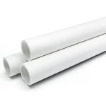 مواسير UPVC ضغط 10 بار قطر خارجي 355 مم سمك 16.9 مم لون أبيض