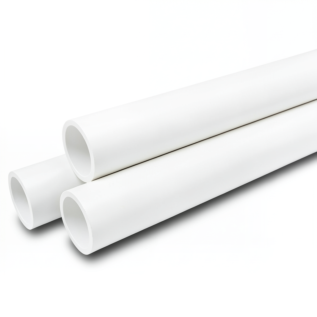 مواسير UPVC ضغط اسمي 10 بار قطر خارجي 400 مم سمك 19.1 مم لون أبيض