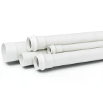 مواسير UPVC لأنظمة الصرف الصحي مقاس 100 mm سمك 3.5 mm لون أبيض