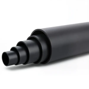 HDPE Polyethylene Pipe PN 4 Bar PE 80 250 mm SDR 26 Black