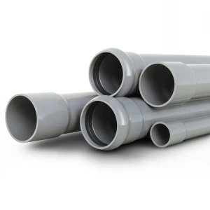 UPVC Pipes Nominal Pressure 10 Bar Outer Diameter 315 mm Thickness 15.0 mm Gray