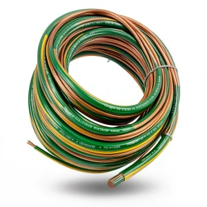Alfanar Flexible Heat Resistant Electrical Wire 150 sq mm 450/750V Green/Yellow Copper Conductor PVC Insulated