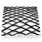 Hot Rolled Steel Expanded Metal Mesh Bahri 2.8 mm Thickness 1.22m Width 6m Length, Black