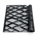 Hot Rolled Black Steel Expanded Metal Mesh Bahri 1.2 mm Thickness 1.22 m Width 3 m Length