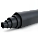 مواسير بلاستيك HDPE ضغط 4 بار PE 80 قطر خارجي 315 مم SDR 26 لون أسود